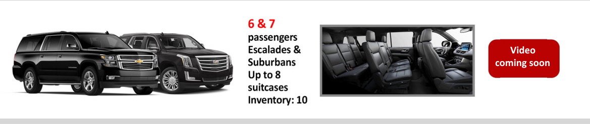 SUVs, Executive Vehicle in Buss Fleet for Miami and Ft Lauderdale Hotels