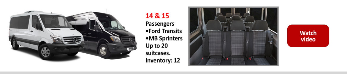 Shuttle Vans in Fleet for Miami and Ft Lauderdale Hotels