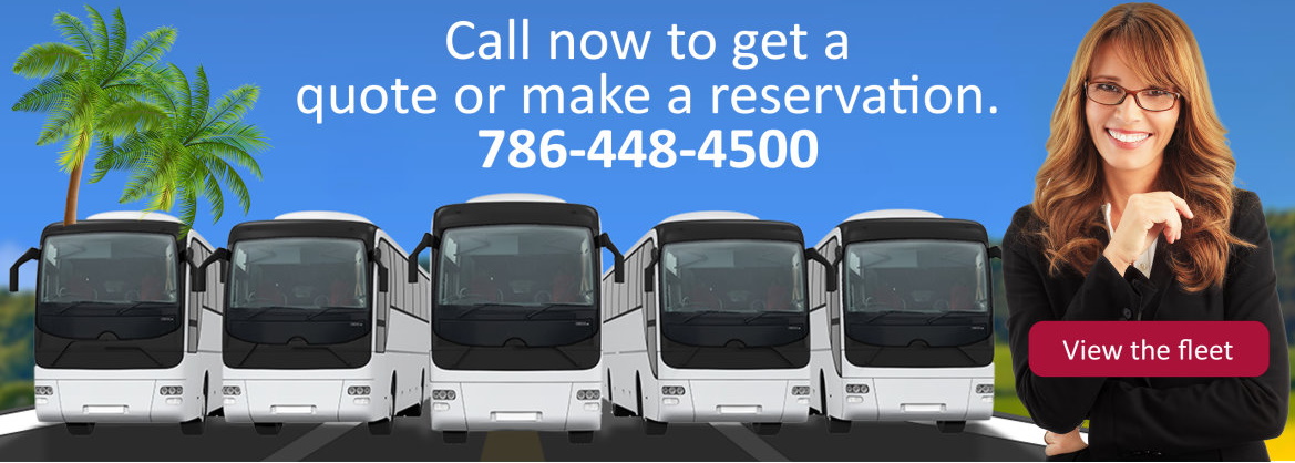 Fleet of Shuttles and Buses for Miami